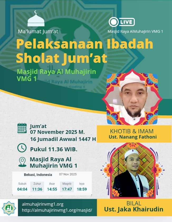 Ma"lumat Jum"at 7 November 2025